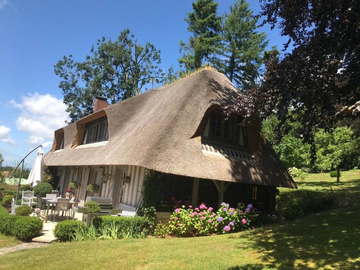 Les Chaumieres Du Pays D'Auge Bed and Breakfast Le Breuil-en-Auge Eksteriør billede