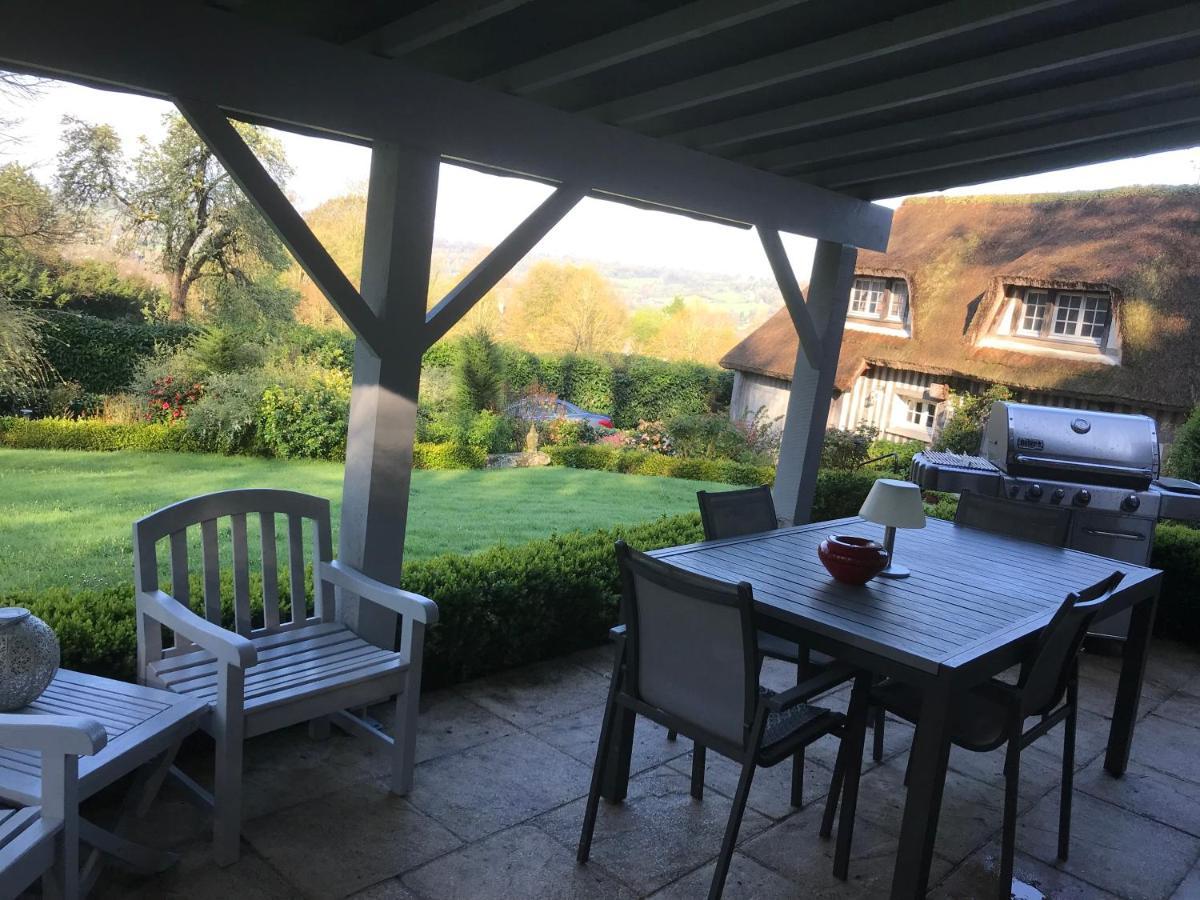 Les Chaumieres Du Pays D'Auge Bed and Breakfast Le Breuil-en-Auge Eksteriør billede